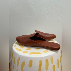 Leather mules! Size 7